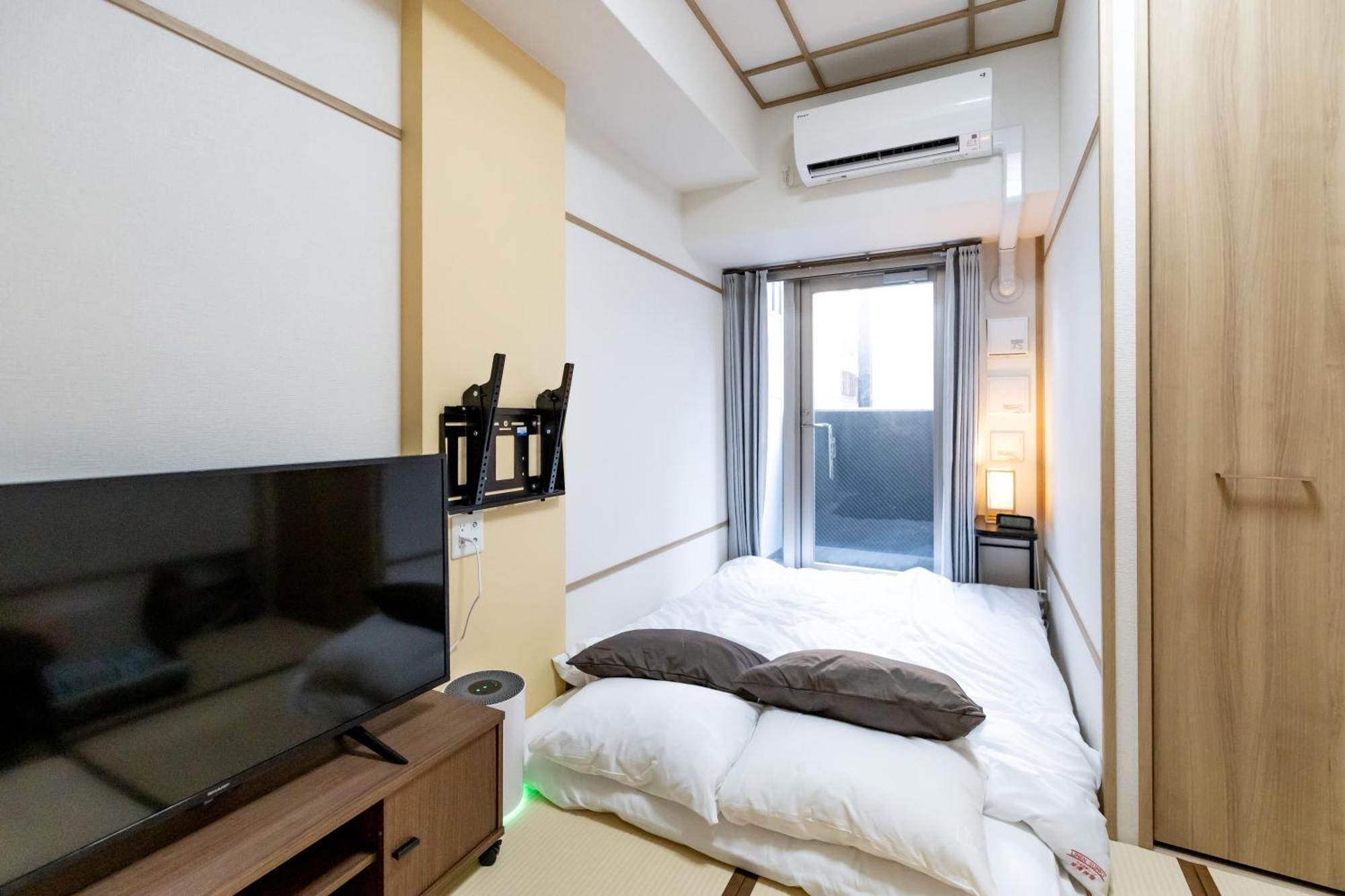 Ferienwohnung H2H Shinsaibashi Ōsaka Exterior foto